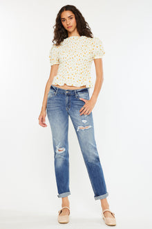  Aries Mid Rise Boyfriend Jeans