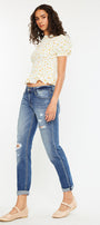 Aries Mid Rise Boyfriend Jeans - Official Kancan USA