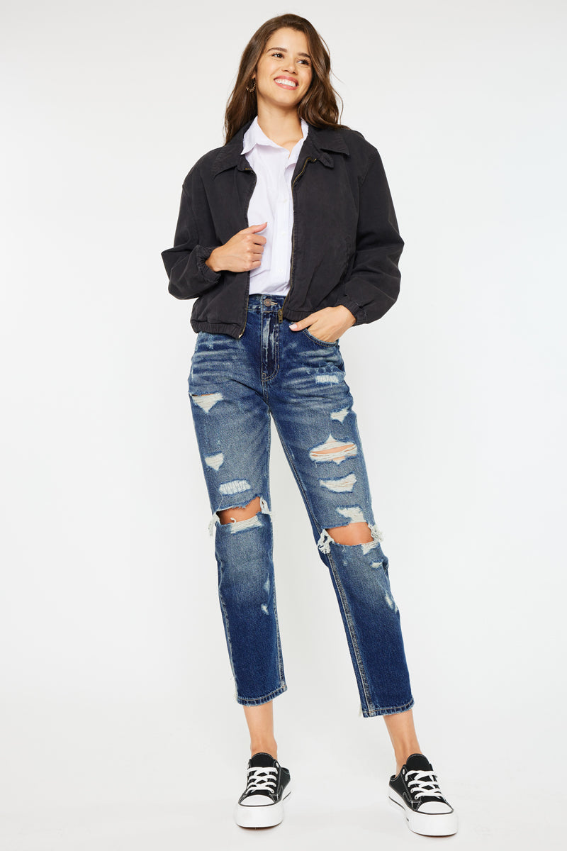 Larisa Ultra High Rise Mom Jeans - Official Kancan USA