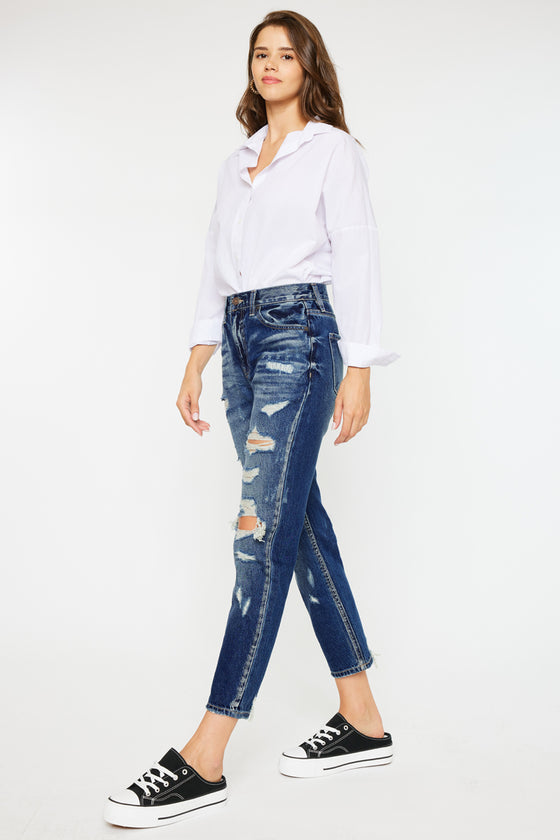 Larisa Ultra High Rise Mom Jeans - Official Kancan USA