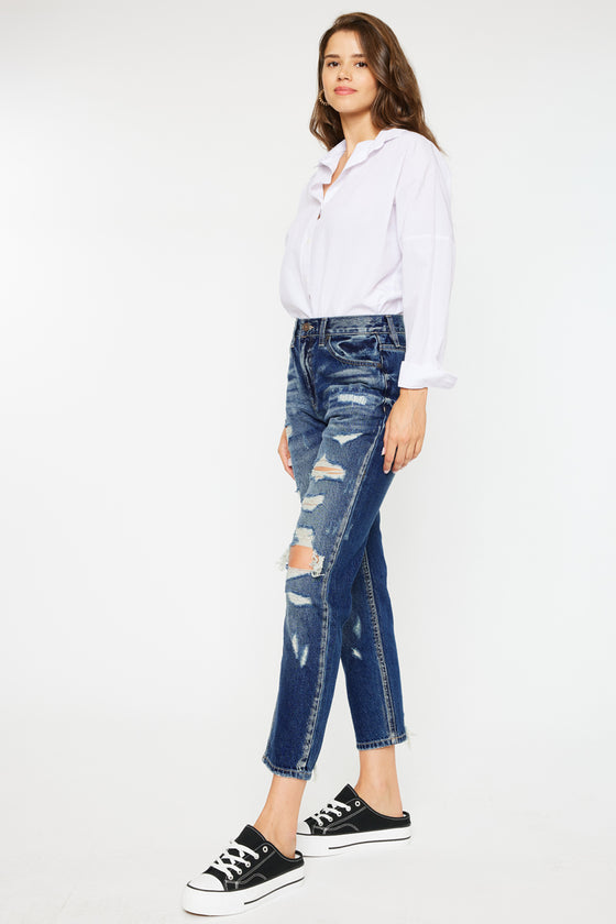 Larisa Ultra High Rise Mom Jeans - Official Kancan USA