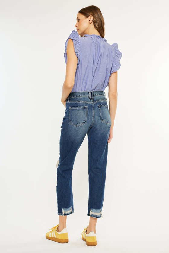 Larisa Ultra High Rise Mom Jeans - Official Kancan USA