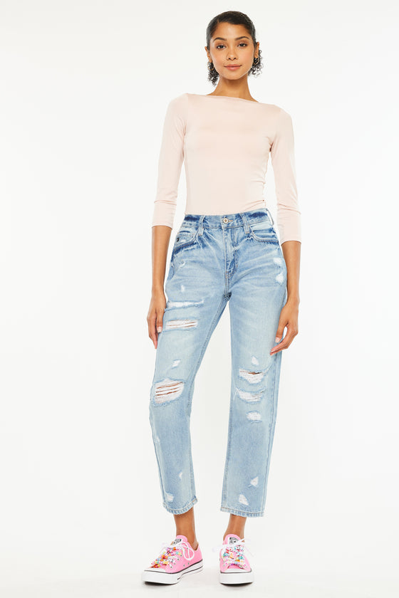 Larisa Ultra High Rise Mom Jeans - Official Kancan USA
