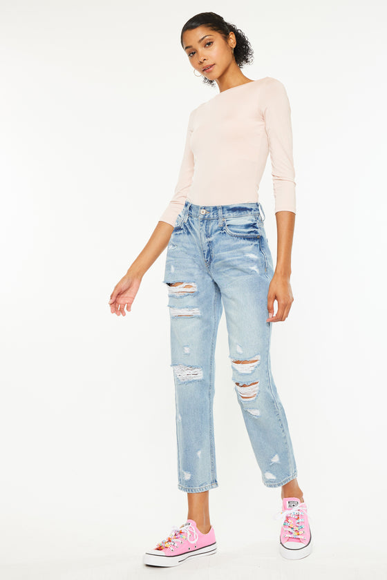 Larisa Ultra High Rise Mom Jeans - Official Kancan USA