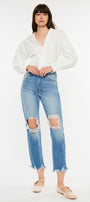 Regina High Rise Mom Jeans - Official Kancan USA