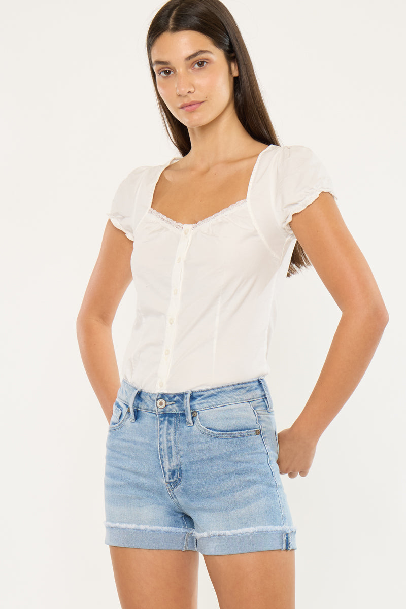 Jasmine High Rise Shorts - Official Kancan USA