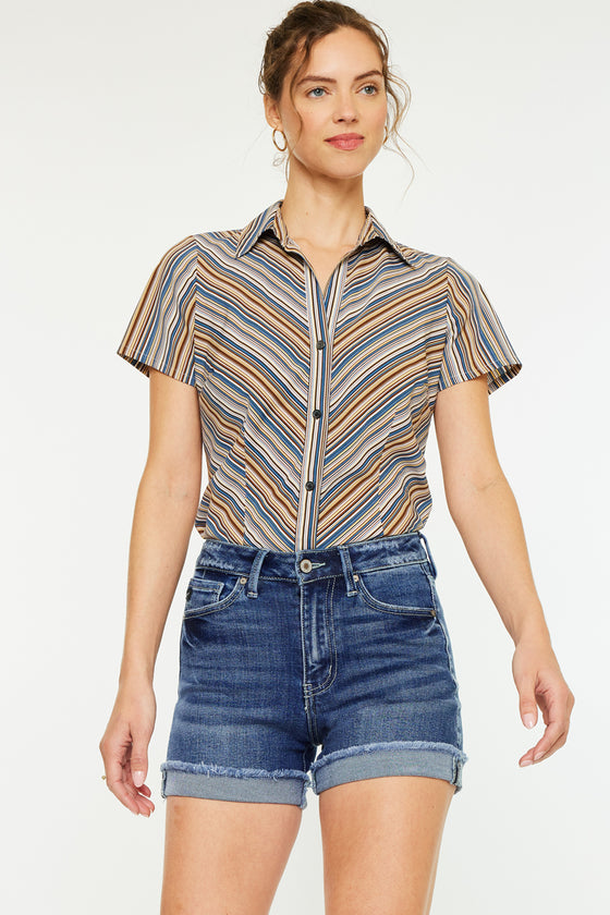 Jasmine High Rise Shorts - Official Kancan USA