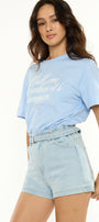 Eliana Ultra High Rise Belted Paperbag Shorts - Official Kancan USA