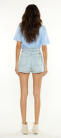 Eliana Ultra High Rise Belted Paperbag Shorts - Official Kancan USA