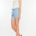 Asher Ultra High Rise Belted Paper-Bag Shorts - Official Kancan USA