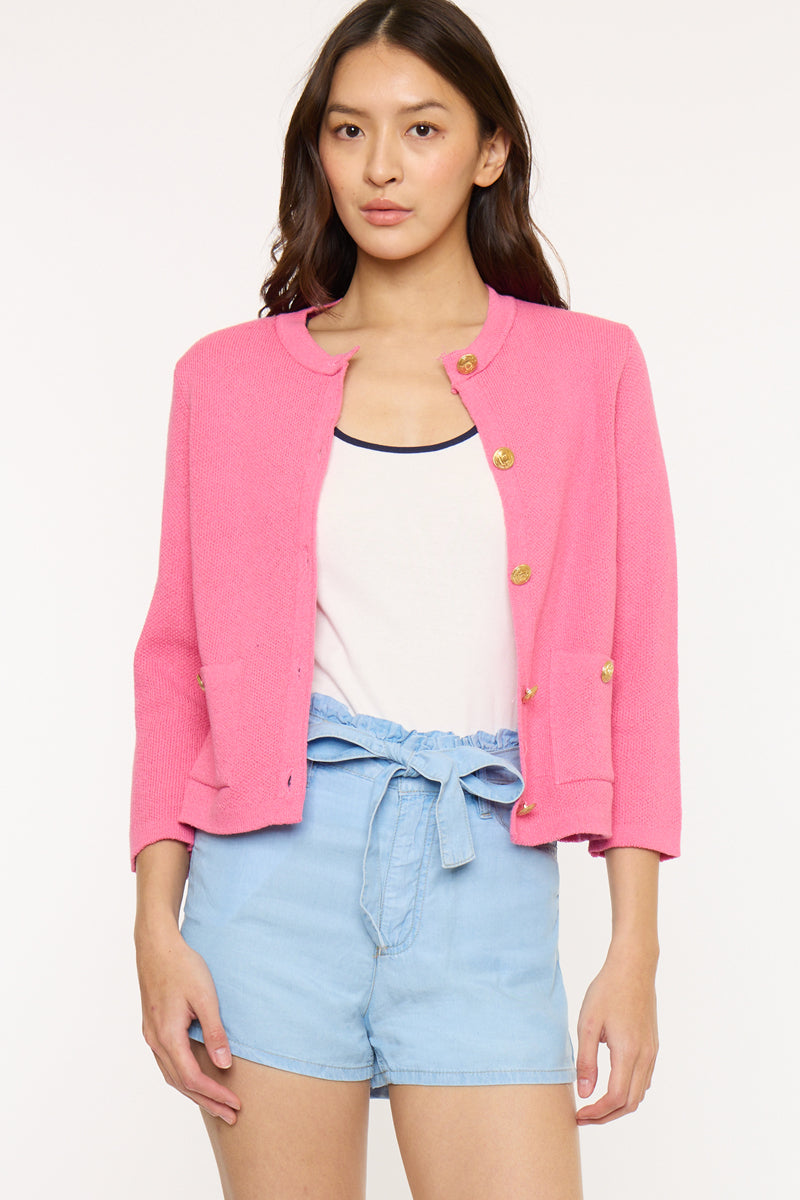 Asher Ultra High Rise Belted Paper-Bag Shorts - Official Kancan USA