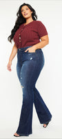 Solange High Rise Flare Jeans (Plus Size) - Official Kancan USA