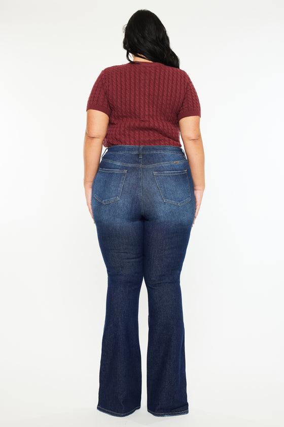 Solange High Rise Flare Jeans (Plus Size) - Official Kancan USA