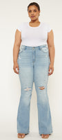 Lori High Rise Flare Jeans (Plus Size) - Official Kancan USA