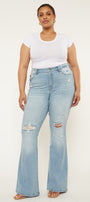 Lori High Rise Flare Jeans (Plus Size) - Official Kancan USA