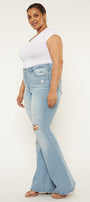 Lori High Rise Flare Jeans (Plus Size) - Official Kancan USA