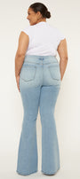 Lori High Rise Flare Jeans (Plus Size) - Official Kancan USA