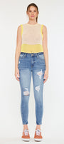 Chanell High Rise Ankle Skinny Jeans - Official Kancan USA