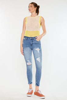  Chanell High Rise Ankle Skinny Jeans