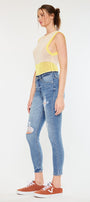 Chanell High Rise Ankle Skinny Jeans - Official Kancan USA