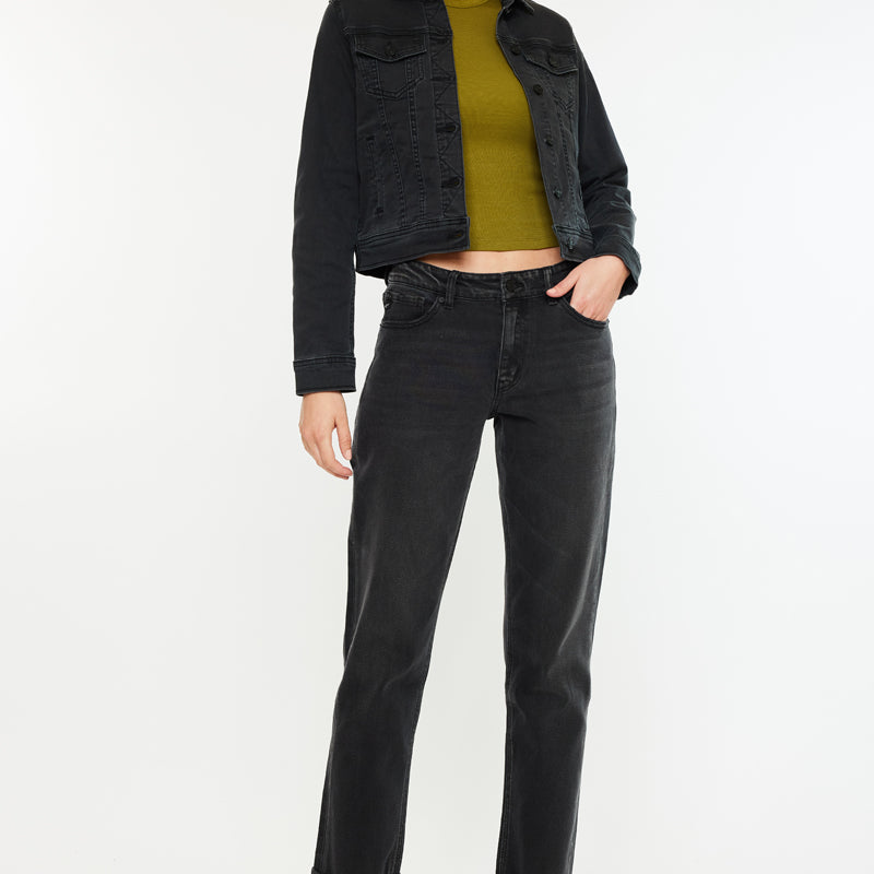 Ilia High Rise 90's Straight Leg Jeans - Official Kancan USA