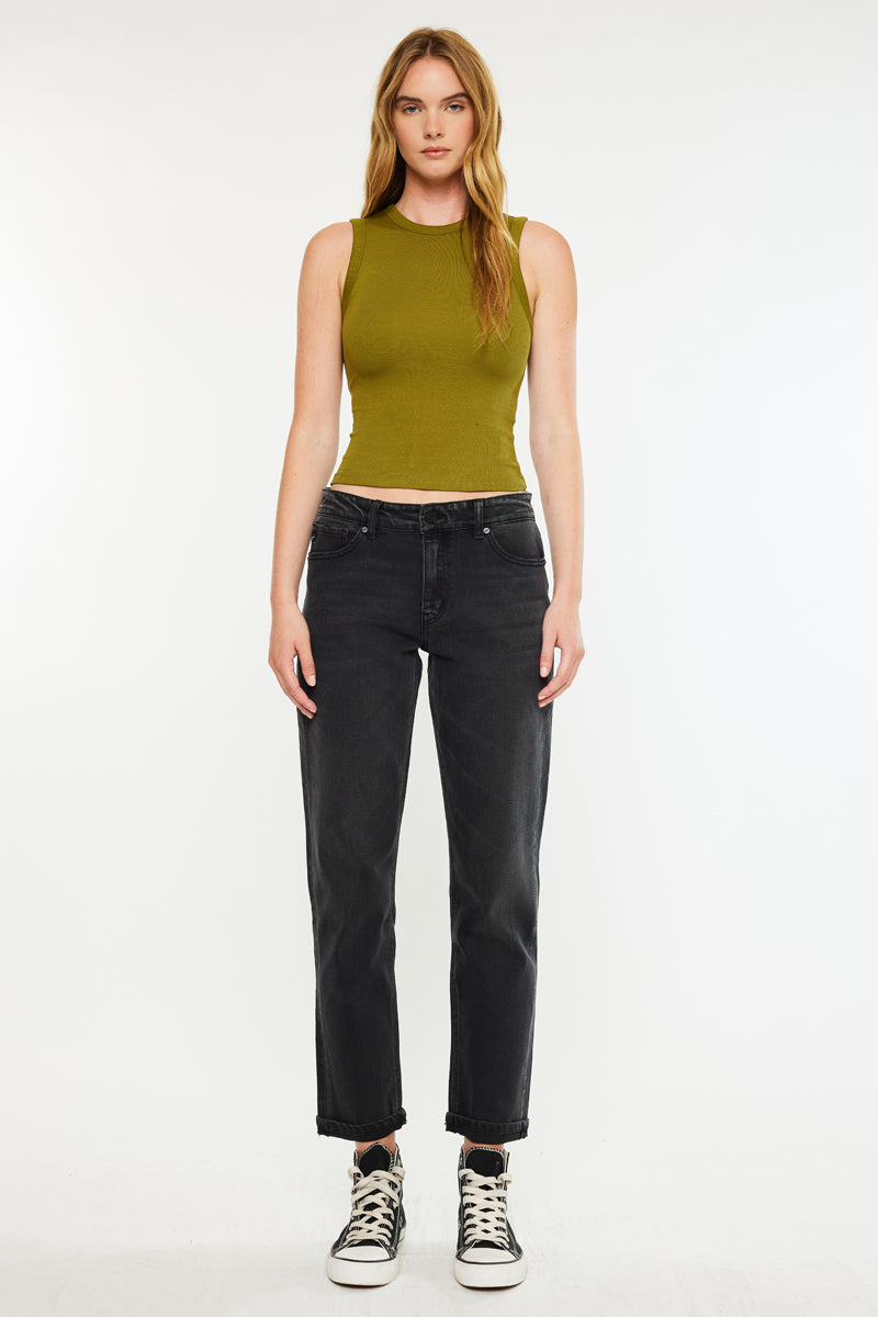 Ilia High Rise 90's Straight Leg Jeans - Official Kancan USA