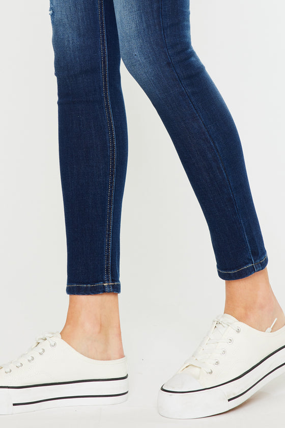 Mendy Mid Rise Super Skinny Jeans