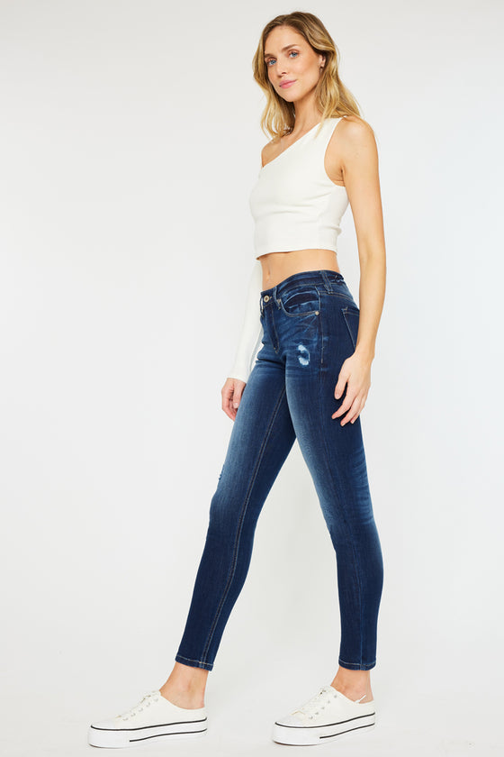 Mendy Mid Rise Super Skinny Jeans - Official Kancan USA