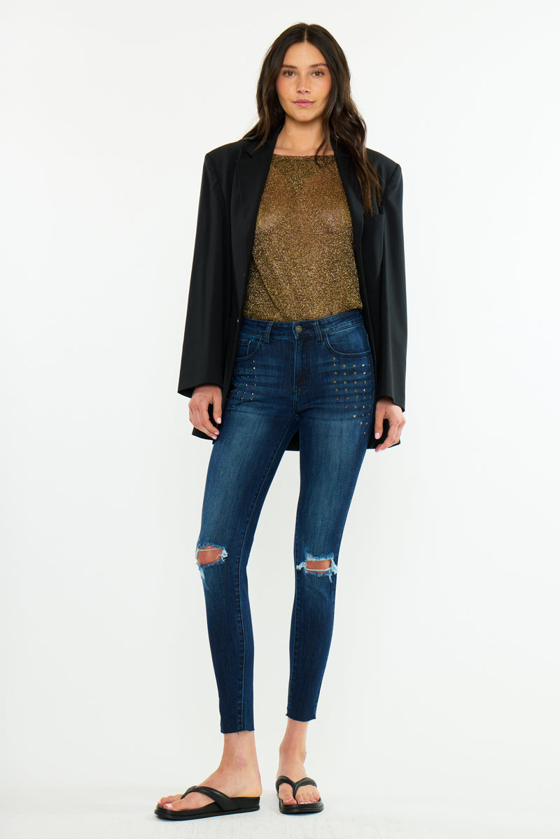 Kate Mid Rise Ankle Skinny