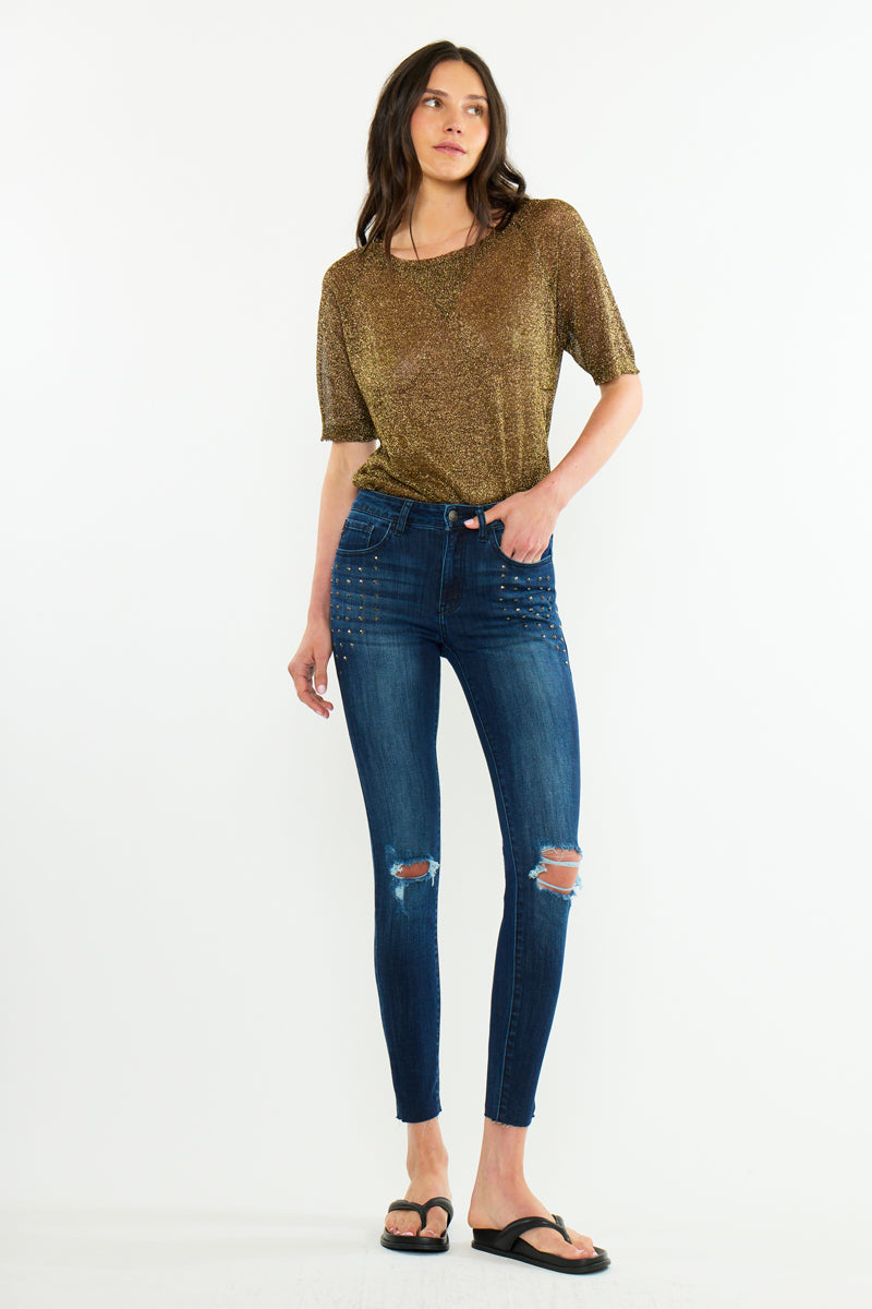Kate Mid Rise Ankle Skinny
