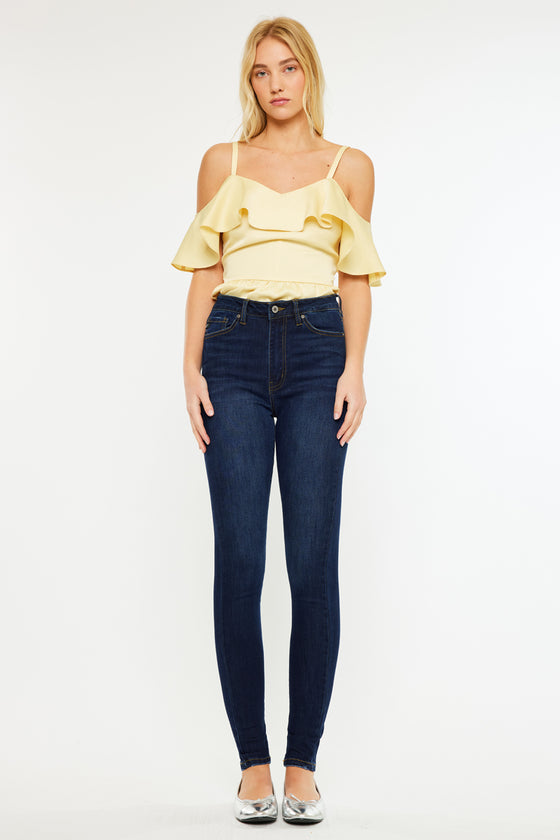 Hallie Ultra High Rise Super Skinny Jeans - Official Kancan USA