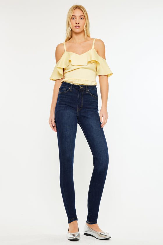 Hallie Ultra High Rise Super Skinny Jeans - Official Kancan USA