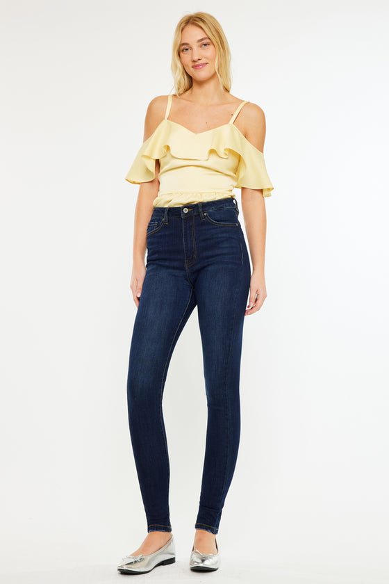 Hallie Ultra High Rise Super Skinny Jeans - Official Kancan USA