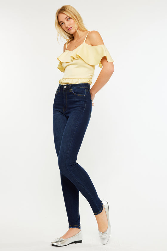 Hallie Ultra High Rise Super Skinny Jeans - Official Kancan USA