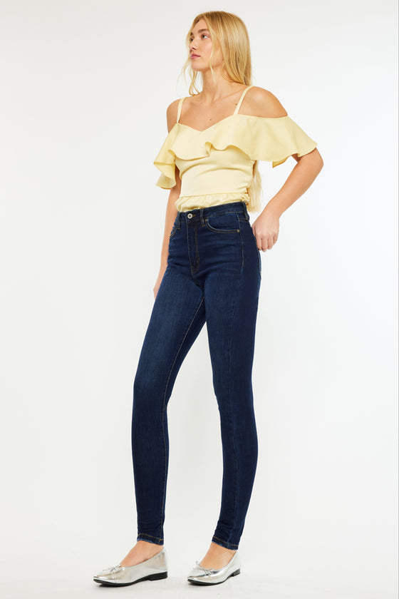 Hallie Ultra High Rise Super Skinny Jeans - Official Kancan USA