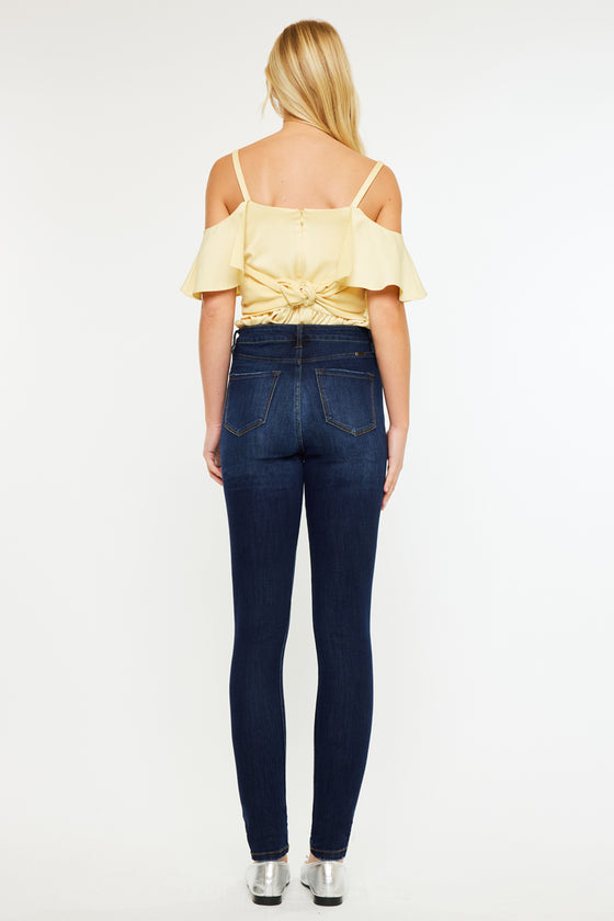 Hallie Ultra High Rise Super Skinny Jeans - Official Kancan USA