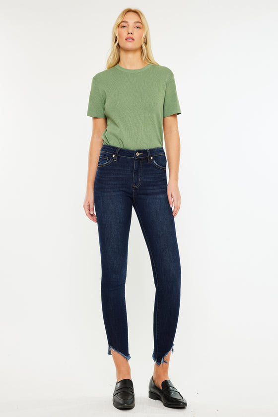 Dayna High Rise Ankle Skinny Jeans - Official Kancan USA