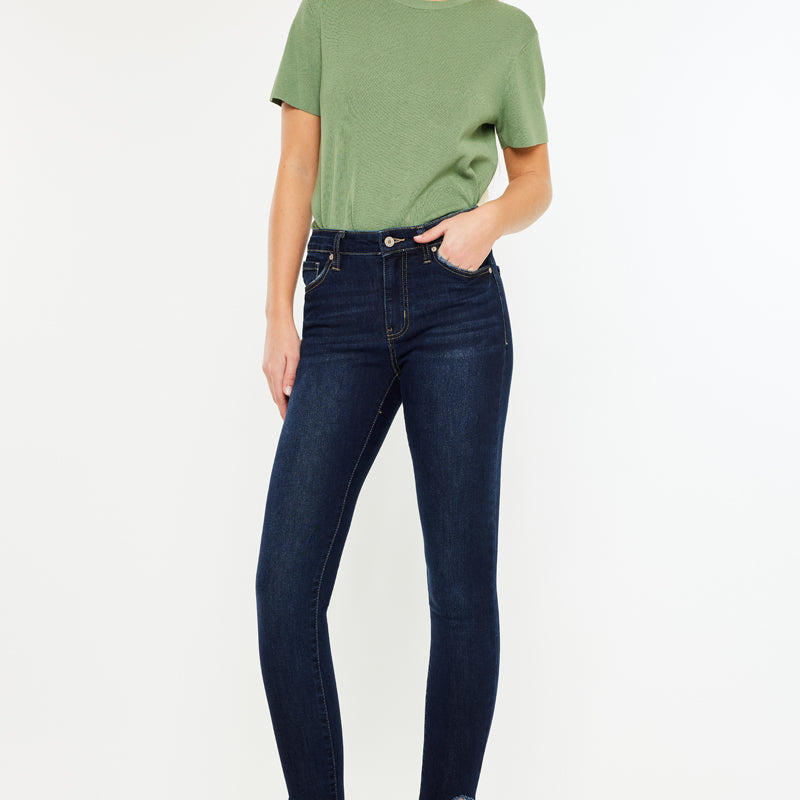 Dayna High Rise Ankle Skinny Jeans - Official Kancan USA