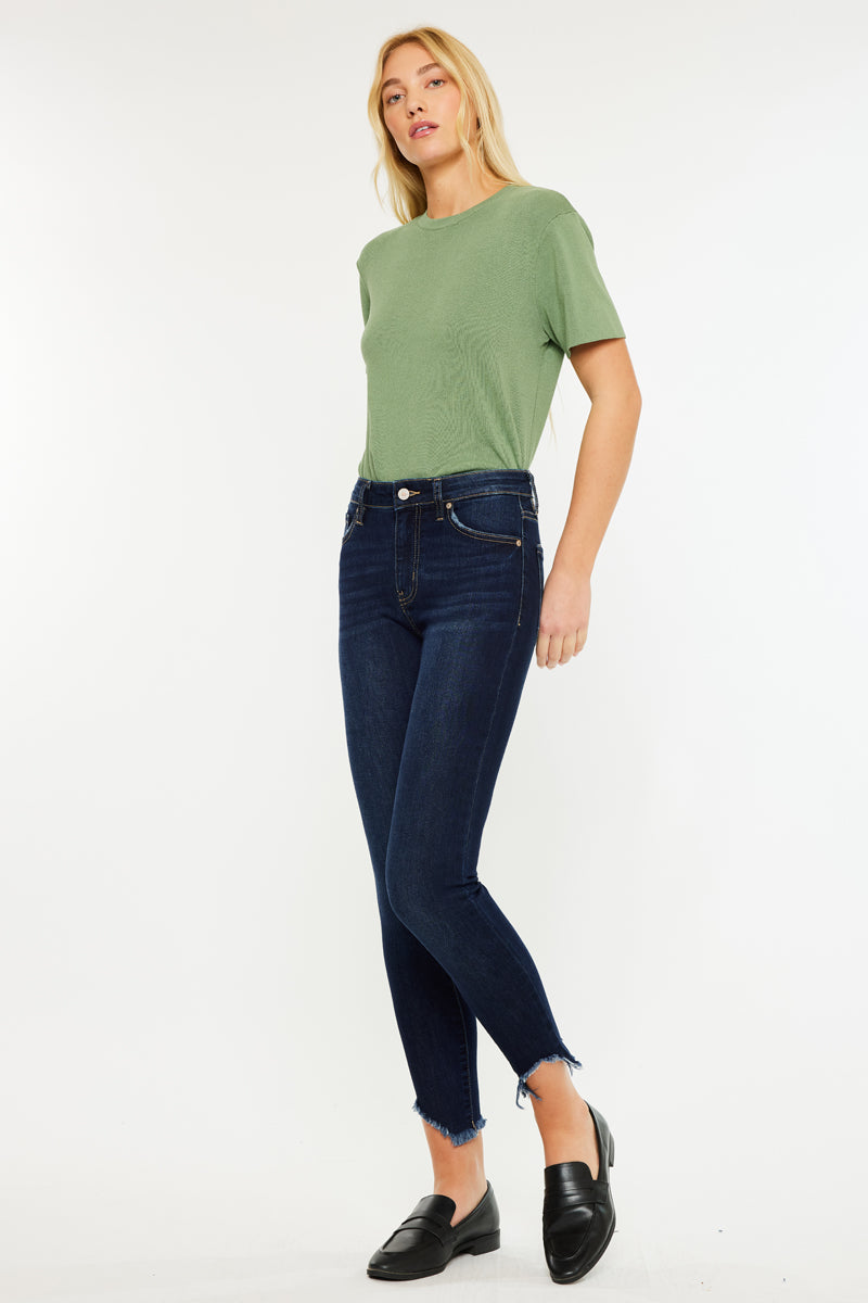Dayna High Rise Ankle Skinny Jeans - Official Kancan USA