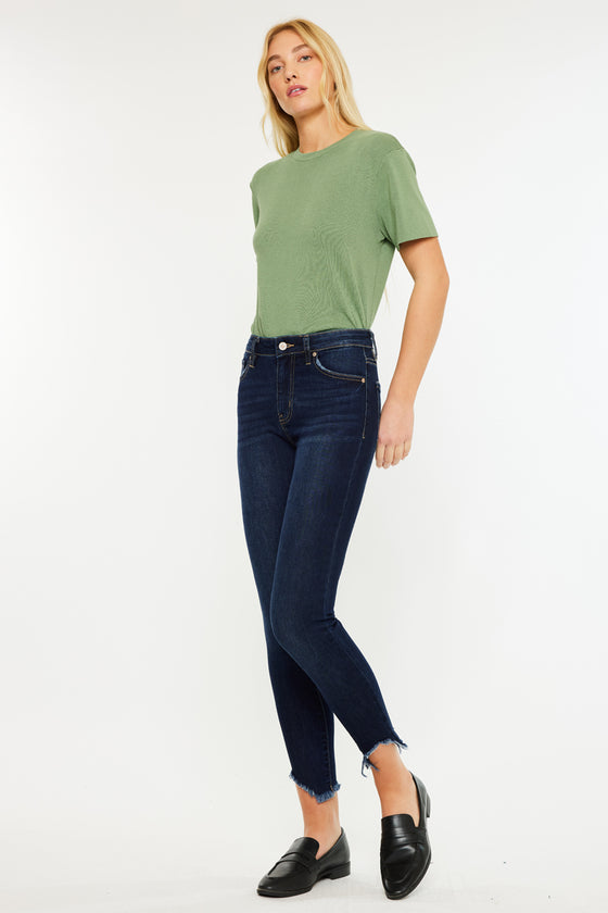 Dayna High Rise Ankle Skinny Jeans - Official Kancan USA