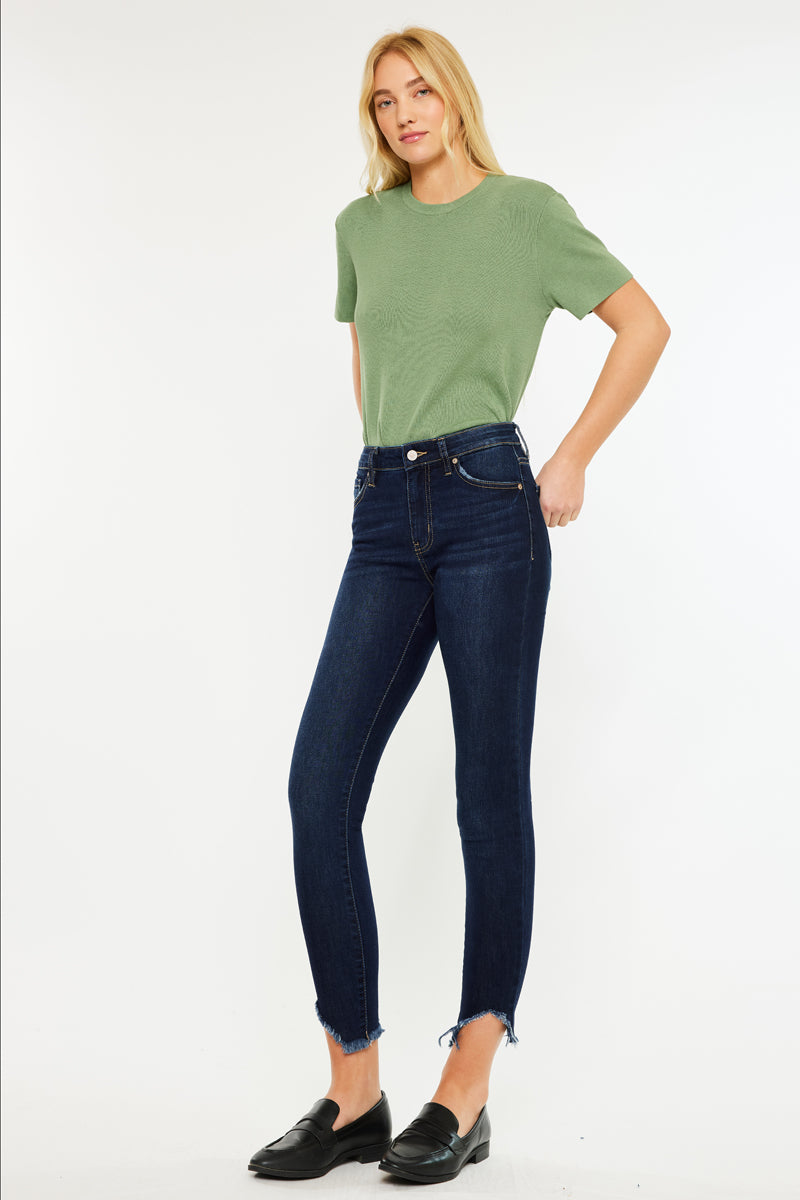 Dayna High Rise Ankle Skinny Jeans - Official Kancan USA
