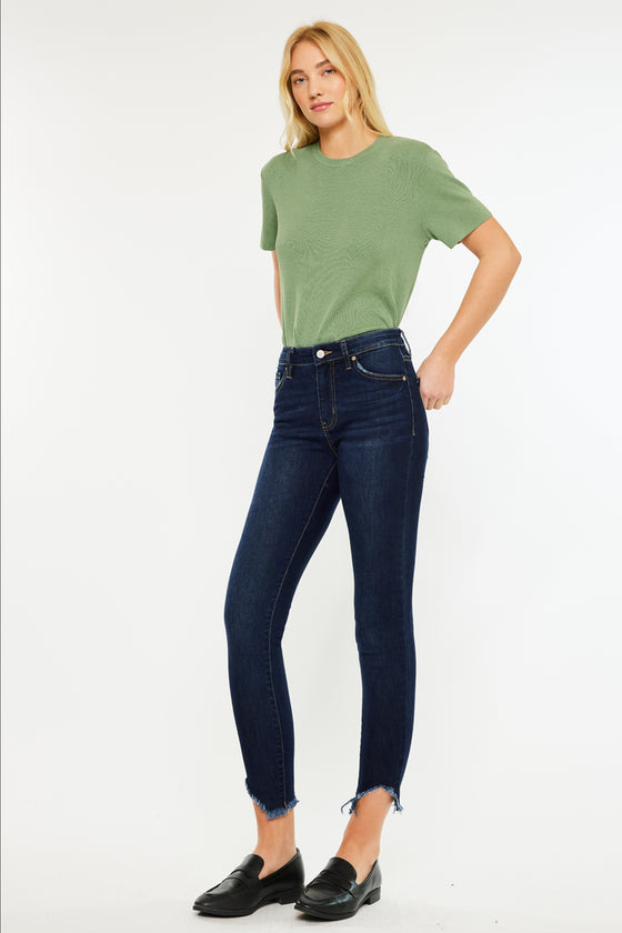 Dayna High Rise Ankle Skinny Jeans - Official Kancan USA