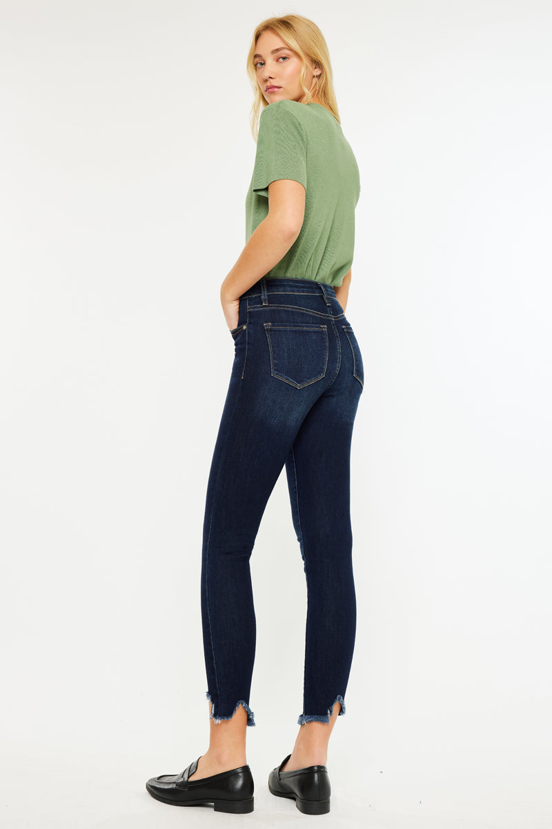 Dayna High Rise Ankle Skinny Jeans - Official Kancan USA
