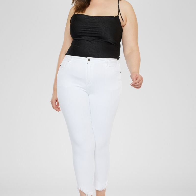 Jordana High Rise Ankle Skinny (Plus Size) - Official Kancan USA