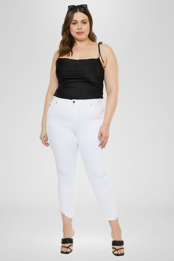 Jordana High Rise Ankle Skinny (Plus Size) - Official Kancan USA