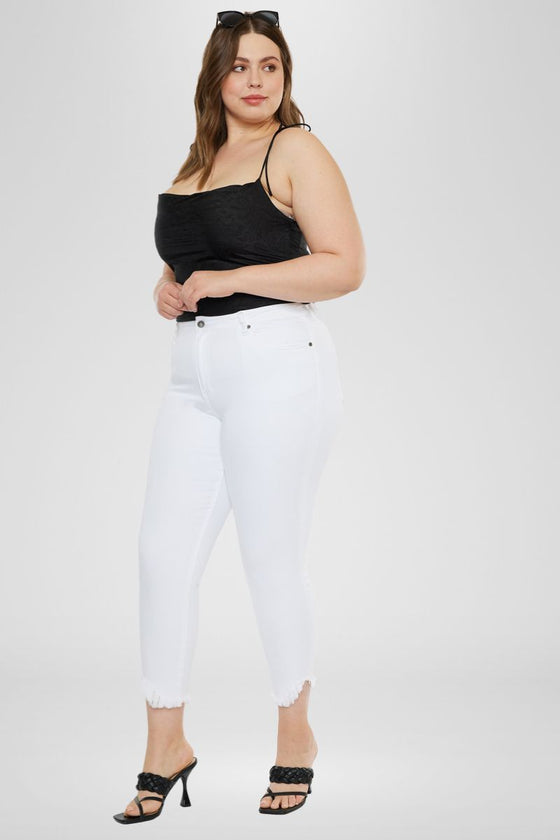 Jordana High Rise Ankle Skinny (Plus Size) - Official Kancan USA