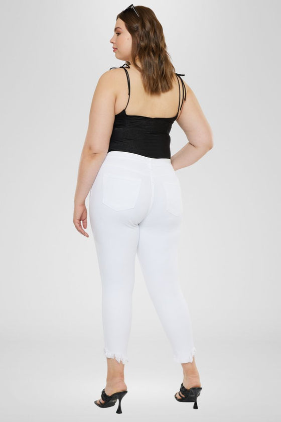 Jordana High Rise Ankle Skinny (Plus Size) - Official Kancan USA