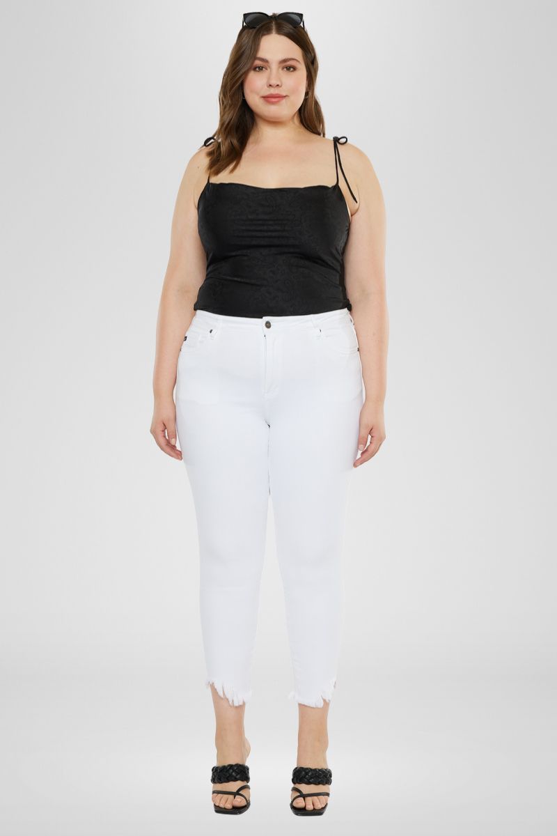 Jordana High Rise Ankle Skinny (Plus Size) - Official Kancan USA