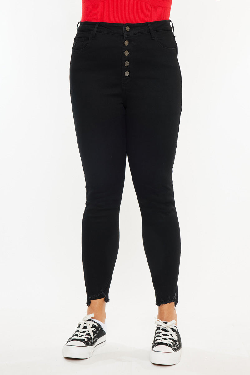 Raya High Rise Ankle Skinny (Plus Size) - Official Kancan USA