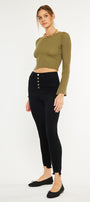 Gris High Rise Super Skinny Jeans - Official Kancan USA